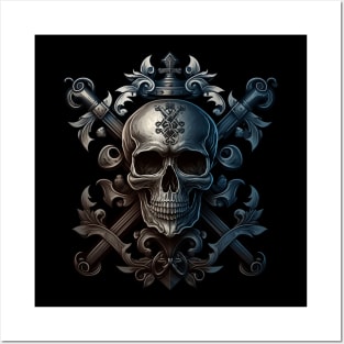 Skull and Bones Posters and Art